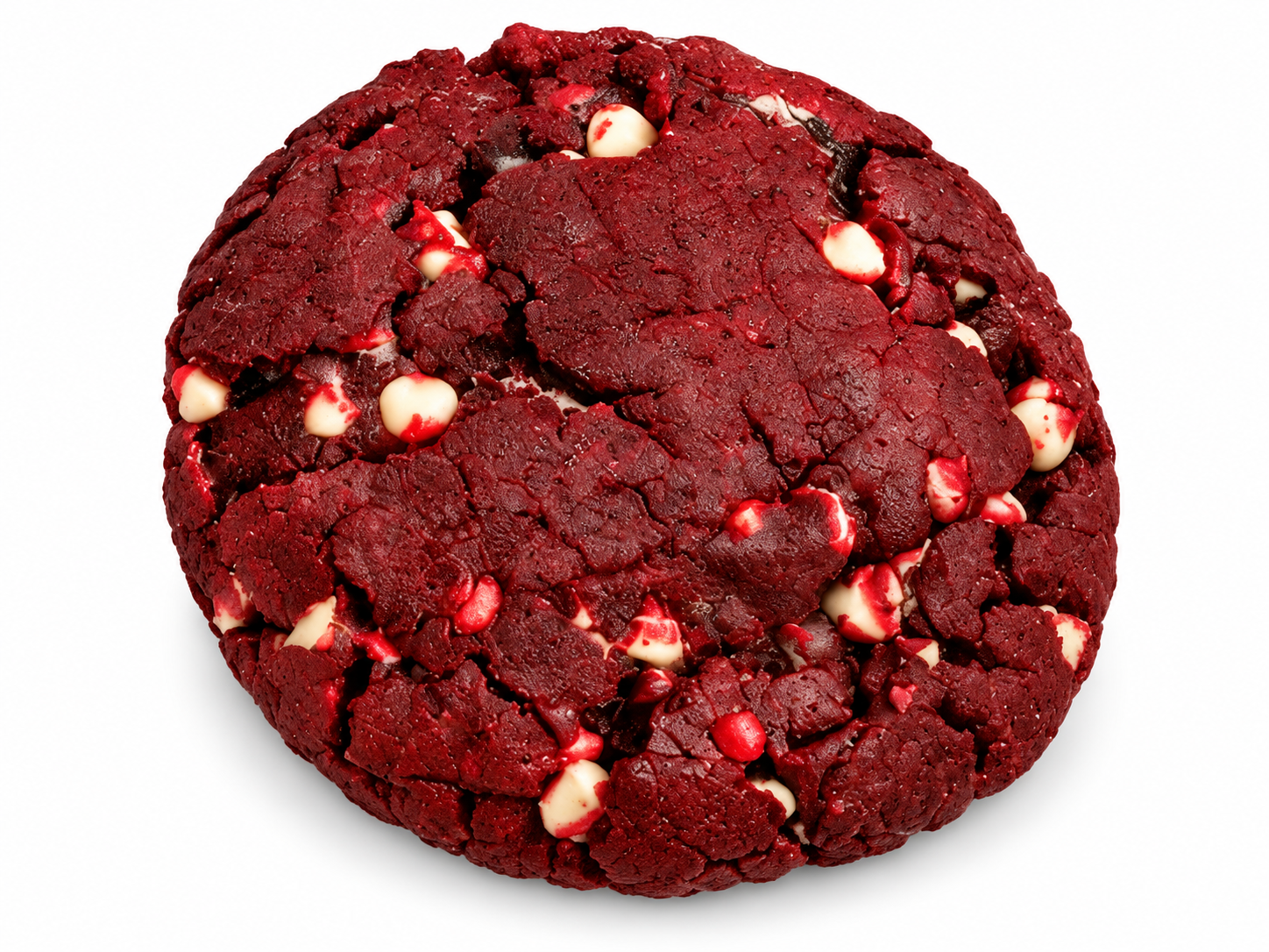 Cookie Red Velvet con chocolate blanco